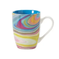Enesco EttaVee In The Groove Mug, 12 Oz. -Hallmark shop EttaVee Colorful Marbled Mug 6012818 02
