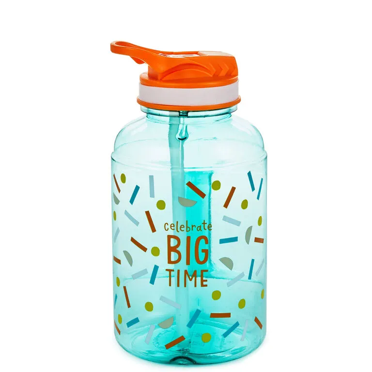 Hallmark Celebrate Big Time Water Jug, 40 Oz. 3 Hallmark Celebrate Big Time Water Jug, 40 Oz.