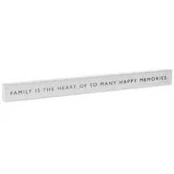 Hallmark Family Is The Heart Wood Quote Sign, 23.5x2