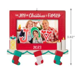 Hallmark Family Joy 2023 Photo Frame Ornament -Hallmark shop Family Joy 2023 Picture Frame Keepsake Ornament 1599QGO2587 03