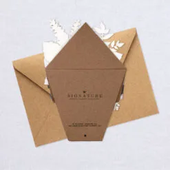 Hallmark Flower Bouquet Beautiful Day Birthday Card -Hallmark shop Floral Bouquet Displayable Birthday Card 1299LAD9483 07