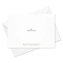 Hallmark Ivory Floral Flat Note Cards In Caddy, Box Of 40 -Hallmark shop Floral SinglePanel Note Cards With Caddy 3CNT5048 07