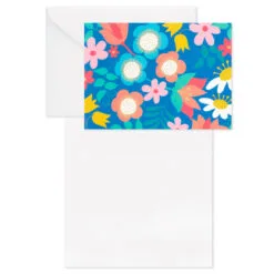 Hallmark Floral And Lettering Bulk Blank Note Cards, Pack Of 50 11 Hallmark Floral And Lettering Bulk Blank Note Cards, Pack Of 50 -Hallmark shop Floral and Lettering Bulk Blank Note Cards Assortment 1399WTU1087 03