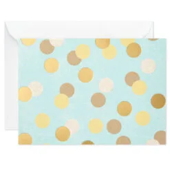 Hallmark Flowers And Dots Assorted Blank Note Cards, Box Of 50 -Hallmark shop Flowers and Dots Assorted Blank Note Cards 5WDN2069 03
