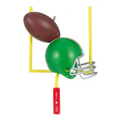 Hallmark Football Star 2023 Ornament -Hallmark shop Football Goal Post and Helmet Keepsake Ornament 1399QGO2707 06