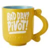 Hallmark Friends Pivot Sculpted Mug, 19 Oz. -Hallmark shop Friends Bad Day Pivot Yellow Coffee Mug 1PCL1000 01