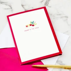 Hallmark Here's To You Cocktail Toast 3D Pop-Up Card 18 Hallmark Here's To You Cocktail Toast 3D Pop-Up Card -Hallmark shop Fruit Cocktail Drinks Celebration 3D PopUp Card for Her 1299LAD2897 07