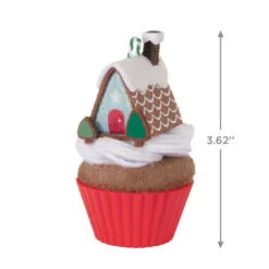Hallmark Christmas Cupcakes Gingerbread Goodness Ornament 10 Hallmark Christmas Cupcakes Gingerbread Goodness Ornament -Hallmark shop Gingerbread House Cupcake Keepsake Ornament 1599QXR8017 03