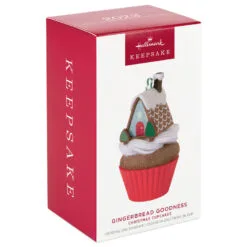 Hallmark Christmas Cupcakes Gingerbread Goodness Ornament 11 Hallmark Christmas Cupcakes Gingerbread Goodness Ornament -Hallmark shop Gingerbread House Cupcake Keepsake Ornament 1599QXR8017 04
