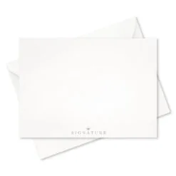 Hallmark Gold Butterfly On Pink Blank Note Cards, Box Of 8 -Hallmark shop Gold Butterfly on Pink Blank Note Cards 1499CNT1125 04