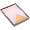 Hallmark Gold Floral On Pink Stationery Set, Box Of 20 1 Hallmark Gold Floral On Pink Stationery Set, Box Of 20 -Hallmark shop Gold Floral on Pink Stationery Set 1499STN1139 01