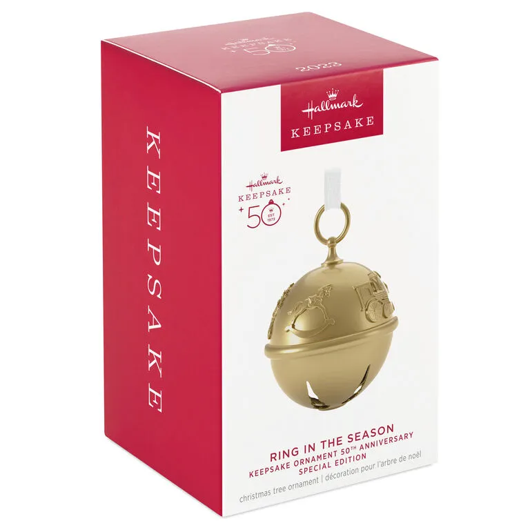 Hallmark 50th Anniversary Ring In The Season Special Edition Metal Bell Ornament 6 Hallmark 50th Anniversary Ring In The Season Special Edition Metal Bell Ornament - Image 4