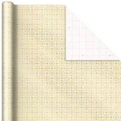 Hallmark Gold And Green 3-Pack Christmas Wrapping Paper Assortment, 120 Sq. Ft. -Hallmark shop Gold and Green Assortment Christmas Gift Wrap 5JXW1204 07