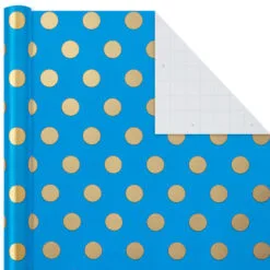 Hallmark Gold And Jewel Tones 3-Pack Wrapping Paper, 105 Sq. Ft. Total 14 Hallmark Gold And Jewel Tones 3-Pack Wrapping Paper, 105 Sq. Ft. Total -Hallmark shop Gold and Jewel Tones 3Pack Wrapping Paper Rolls 5EWR6389 06