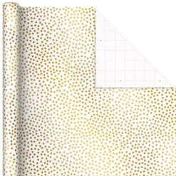 Hallmark Gold And White 6-Pack Holiday Wrapping Paper Assortment, 180 Sq. Ft. -Hallmark shop Gold and White Christmas Wrapping Paper Assortment 5JXW1086 06