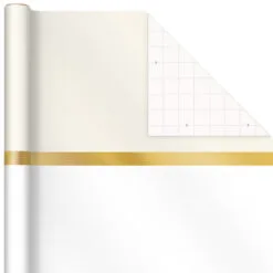 Hallmark Gold And White 6-Pack Holiday Wrapping Paper Assortment, 180 Sq. Ft. -Hallmark shop Gold and White Christmas Wrapping Paper Assortment 5JXW1086 08