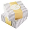 Hallmark 10" Gold And White Striped 2-Pack Gift Boxes With Bands -Hallmark shop Gold and White Striped 2Pack Gift Boxes With Bands 5EBC1226 01