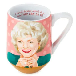 Hallmark Rose The Golden Girls You Can Do It Mug, 15 Oz. -Hallmark shop Golden Girls Rose Mug 1GOL1036 03