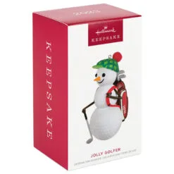 Hallmark Jolly Golfer 2023 Ornament -Hallmark shop Golf Ball Snowman Keepsake Ornament 1899QGO2939 04