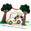 Hallmark Hope Your Day Is Good To A Tee Golf 3D Pop-Up Card 2 Hallmark Hope Your Day Is Good To A Tee Golf 3D Pop-Up Card -Hallmark shop Golf Cart Pun Good Day 3D PopUp Card 5RZH1304 01