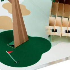 Hallmark Hope Your Day Is Good To A Tee Golf 3D Pop-Up Card -Hallmark shop Golf Cart Pun Good Day 3D PopUp Card 5RZH1304 05