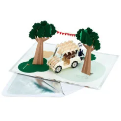 Hallmark Hope Your Day Is Good To A Tee Golf 3D Pop-Up Card -Hallmark shop Golf Cart Pun Good Day 3D PopUp Card 5RZH1304 2