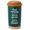 Hallmark Good Morning Ceramic Travel Mug, 12 Oz. -Hallmark shop Good Morning Ceramic Travel Mug 1SNN1079 01