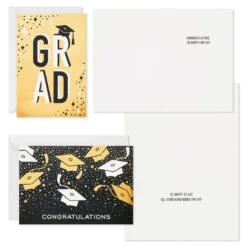 Hallmark Confetti Celebration Assorted Graduation Cards, Pack Of 36 11 Hallmark Confetti Celebration Assorted Graduation Cards, Pack Of 36 -Hallmark shop Grad Caps Confetti Graduation Cards Assortment 5GEY1003 03