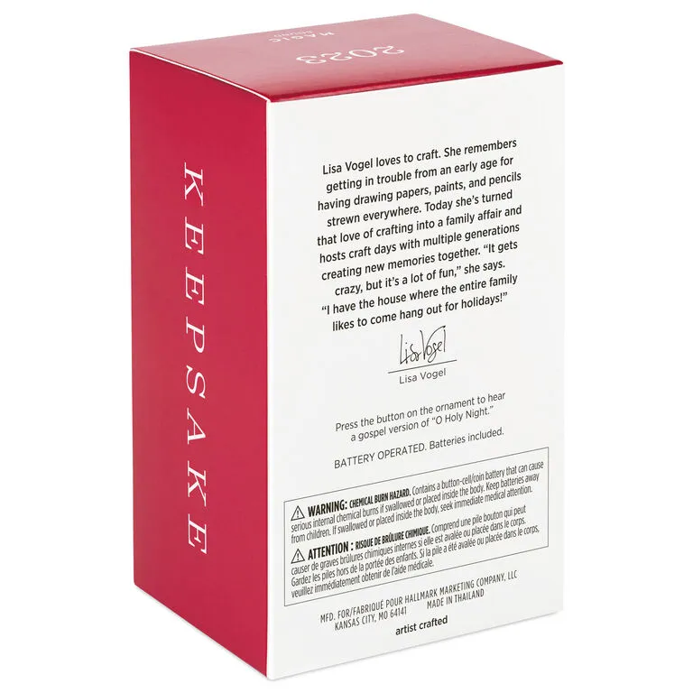 Hallmark O Holy Night Musical Ornament 7 Hallmark O Holy Night Musical Ornament - Image 5