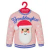 Hallmark Granddaughter Christmas Sweater 2023 Ornament -Hallmark shop Granddaughter Santa Sweater 2023 Keepsake Ornament 1399QGO2549 01