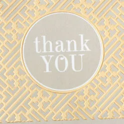 Hallmark Gray And Gold Bulk Blank Thank-You Notes, Pack Of 50 13 Hallmark Gray And Gold Bulk Blank Thank-You Notes, Pack Of 50 -Hallmark shop Gray and Gold Bulk Blank ThankYou Notes Multipack 3THK2522 05