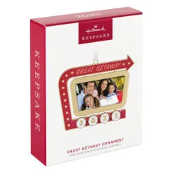 Hallmark Great Getaway 2023 Metal Photo Frame Ornament -Hallmark shop Great Getaway Picture Frame Keepsake Ornament 1999QHX3097 04