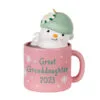 Hallmark Great-Granddaughter Hot Cocoa Mug 2023 Ornament 2 Hallmark Great-Granddaughter Hot Cocoa Mug 2023 Ornament -Hallmark shop GreatGranddaughter Snowman in Mug Keepsake Ornament 1399QGO2559 01