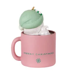 Hallmark Great-Granddaughter Hot Cocoa Mug 2023 Ornament -Hallmark shop GreatGranddaughter Snowman in Mug Keepsake Ornament 1399QGO2559 06