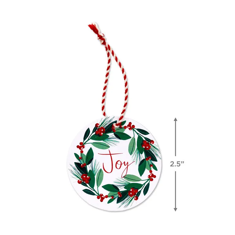 Hallmark 26" Greenery And Berries Christmas Fabric Gift Wrap With Twine And Tag 7 Hallmark 26" Greenery And Berries Christmas Fabric Gift Wrap With Twine And Tag - Image 5