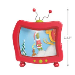 Hallmark Dr. Seuss's How The Grinch Stole Christmas!™ How Could It Be So? Ornament With Light And Sound -Hallmark shop Grinch Stole Christmas TV Keepsake Ornament 1999QXI7387 03