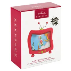 Hallmark Dr. Seuss's How The Grinch Stole Christmas!™ How Could It Be So? Ornament With Light And Sound -Hallmark shop Grinch Stole Christmas TV Keepsake Ornament 1999QXI7387 04