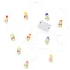 Hallmark Gumdrop Snowman 10-Light Christmas String Lights, 10' -Hallmark shop Gumdrop Snowman Keepsake Christmas Light String 1QSB6279 01
