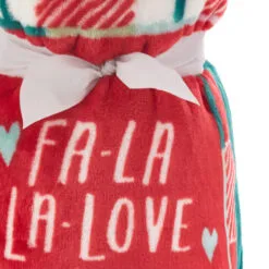 Hallmark Channel Fa-La-La-Love Plaid Blanket, 50x60 12 Hallmark Channel Fa-La-La-Love Plaid Blanket, 50x60 -Hallmark shop Hallmark Channel FaLaLaLove Plaid Blanket 1XKT3520 05
