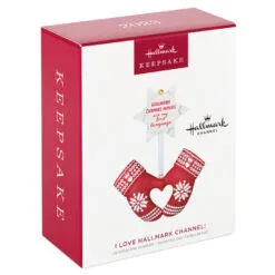 I Love Hallmark Channel! Ornament 11 I Love Hallmark Channel! Ornament -Hallmark shop Hallmark Channel Red Mittens Keepsake Ornament 1599QGO2949 04