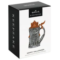 Hallmark Hoppy Halloween Beer Stein 2023 Ornament -Hallmark shop Halloween Beer Stein Keepsake Ornament 1799QFO5287 04
