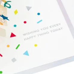 Hallmark Happy Birthday Cake 3D Pop-Up Birthday Card -Hallmark shop Happy Birthday Cake 3D PopUp Birthday Card 1299LAD8650 03