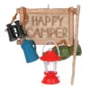 Hallmark Happy Camper Ornament -Hallmark shop Happy Camper Sign and Gear Keepsake Ornament 1899QGO2917 01