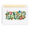 Hallmark Floral Happy Quilled Paper Handmade Birthday Card -Hallmark shop Happy and Flowers Quilled Paper Birthday Card for Her 1299LAD2728 01