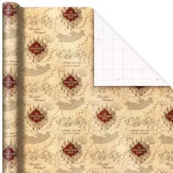 Hallmark Harry Potter™ 3-Pack Assorted Wrapping Paper, 60 Sq. Ft. Total -Hallmark shop Harry Potter Assorted Wrapping Paper Pack 5EWR2958 05