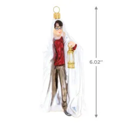 Hallmark Harry Potter™ Using The Invisibility Cloak™ Glass Ornament -Hallmark shop Harry Potter Invisibility Cloak Keepsake Ornament 1QEP3039 03