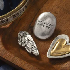 Demdaco Guardian Angel Heart Token -Hallmark shop Heart Pocket Token 1008100033 04