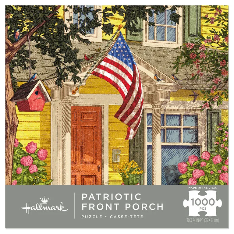Hallmark Patriotic Front Porch 1,000-Piece Puzzle 3 Hallmark Patriotic Front Porch 1,000-Piece Puzzle