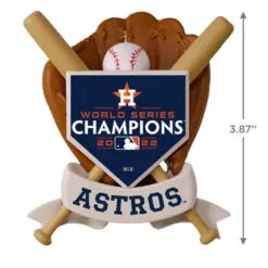 Hallmark MLB Houston Astros™ World Series Champions™ 2022 Ornament -Hallmark shop Houston Astros 2022 World Series Keepsake Christmas Ornament 2499QHR1233 03