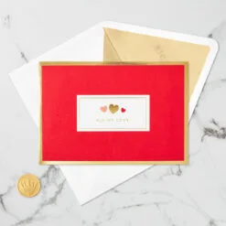 Hallmark All My Love Hearts 3D Pop-Up Love Card 13 Hallmark All My Love Hearts 3D Pop-Up Love Card -Hallmark shop I Love You Hearts 3D PopUp Love Card 1299LAD2889 04